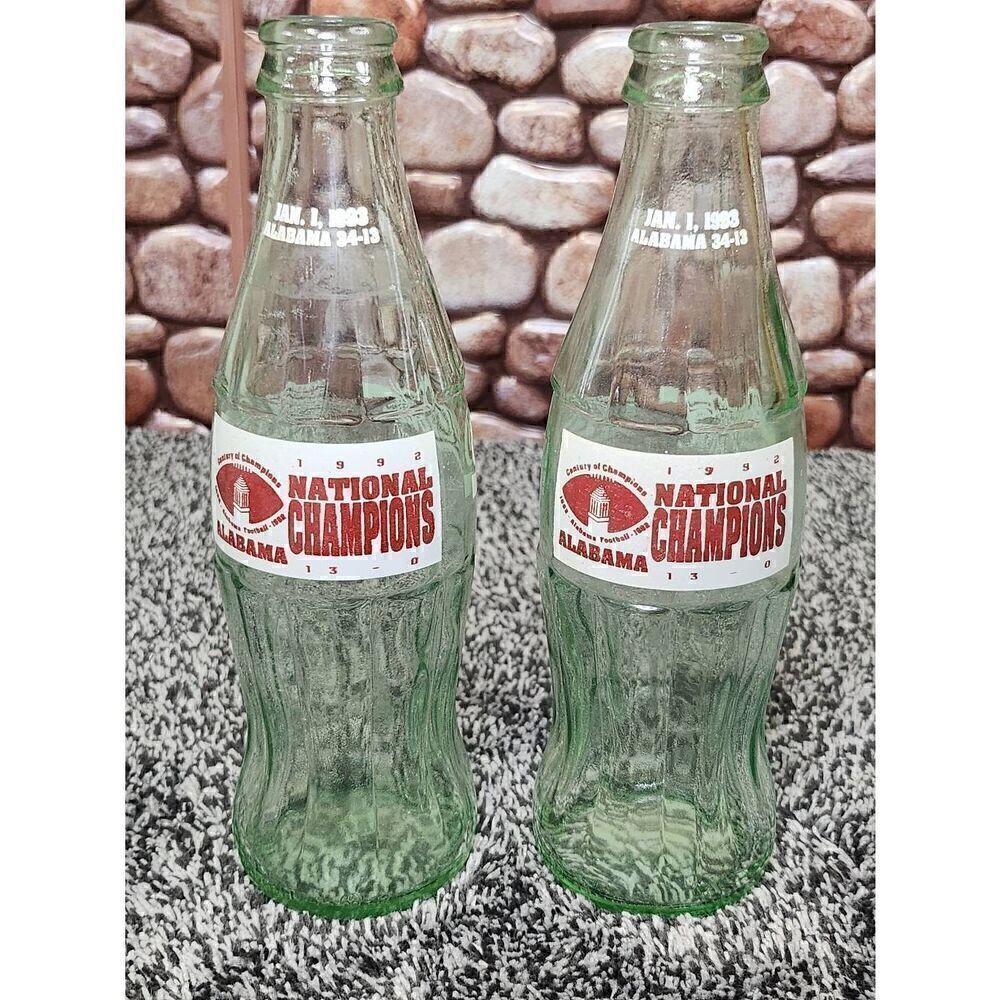 Vintage Coca Cola 1992 Alabama National Championship -Alabama Football
